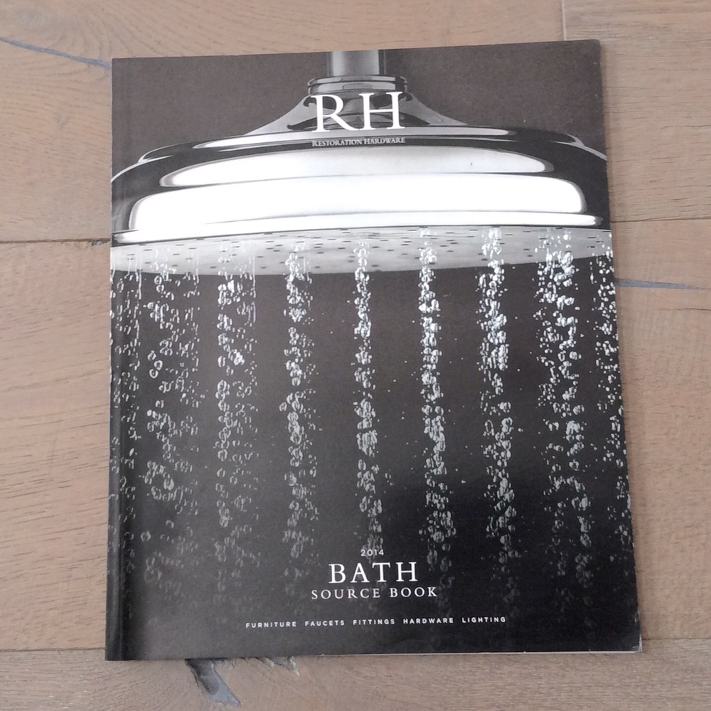 RH restoration hardware catalog table look book